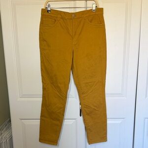 LOFT Women’s Mustard Yellow Stretch Pants